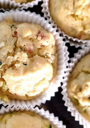A picture of Courgette muffins.