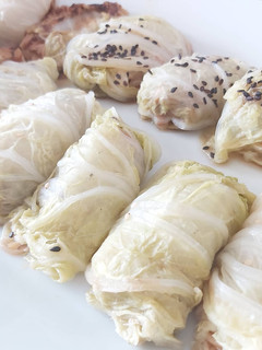 Una foto de Dumplings de col china