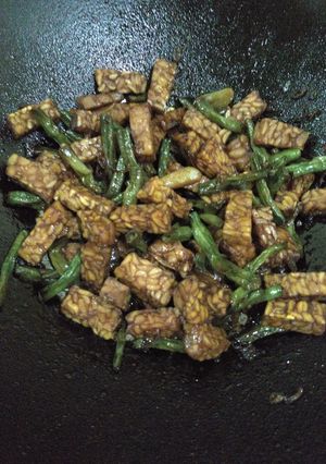 Foto resep Tumis Tempe dan Kacang Panjang Bumbu Kecap