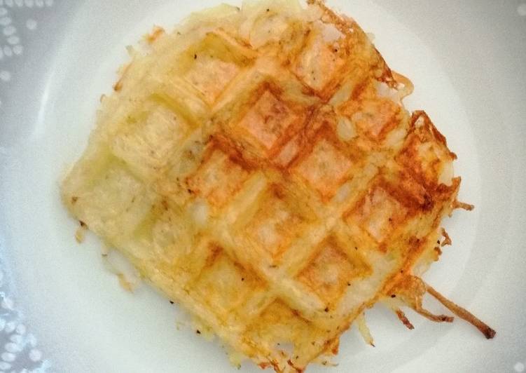 Steps to Prepare Any-night-of-the-week Waffle press hashbrowns