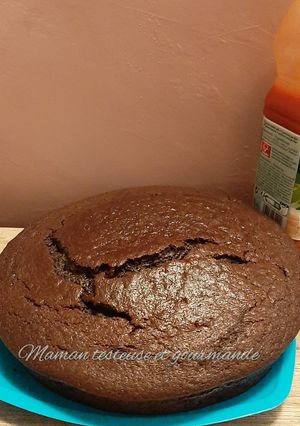 Une photo de Gâteau au chocolat au jus de tomate