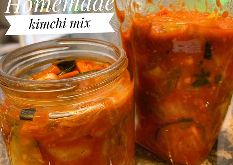 makanan Homemade Kimchi mix Anti Gagal