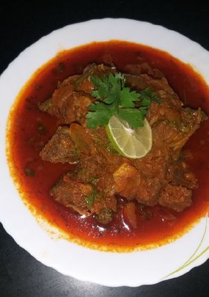 A picture of ERACHI VARATTIYATHU...Masala lamb.