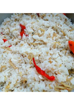 Foto resep Nasi Liwet Teri Rice Cooker Simple (magic com)