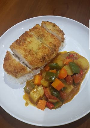 Foto resep Chicken Katsu with Curry