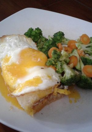 Foto resep Bread Egg With Brocoly Carrot