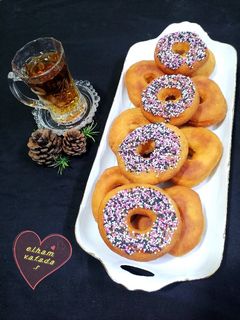 عکسی از دستور دونات سه سوته