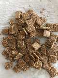 Keto salted sesame sticks