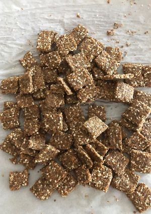 A picture of Keto salted sesame sticks.