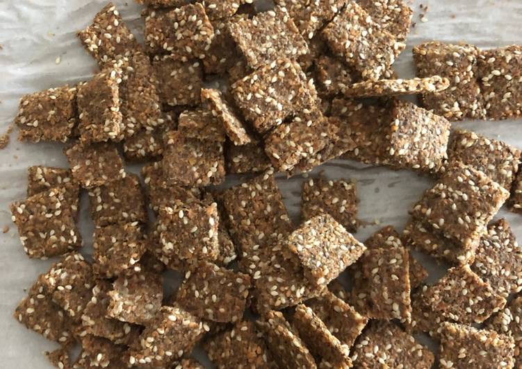 How to Make Award-winning Keto salted sesame sticks