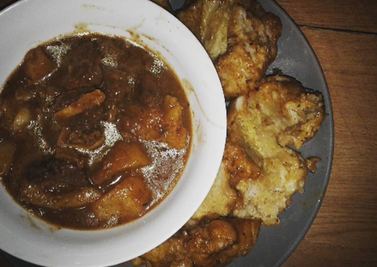 Simple Way to Prepare Super Quick Homemade Beef curry and dumplings