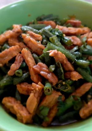 Foto resep Tumis Tempe Kacang Panjang