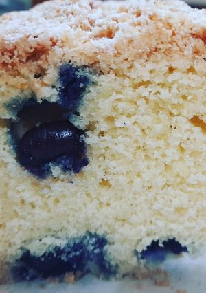Una foto de Budín de Arándanos con Crumble