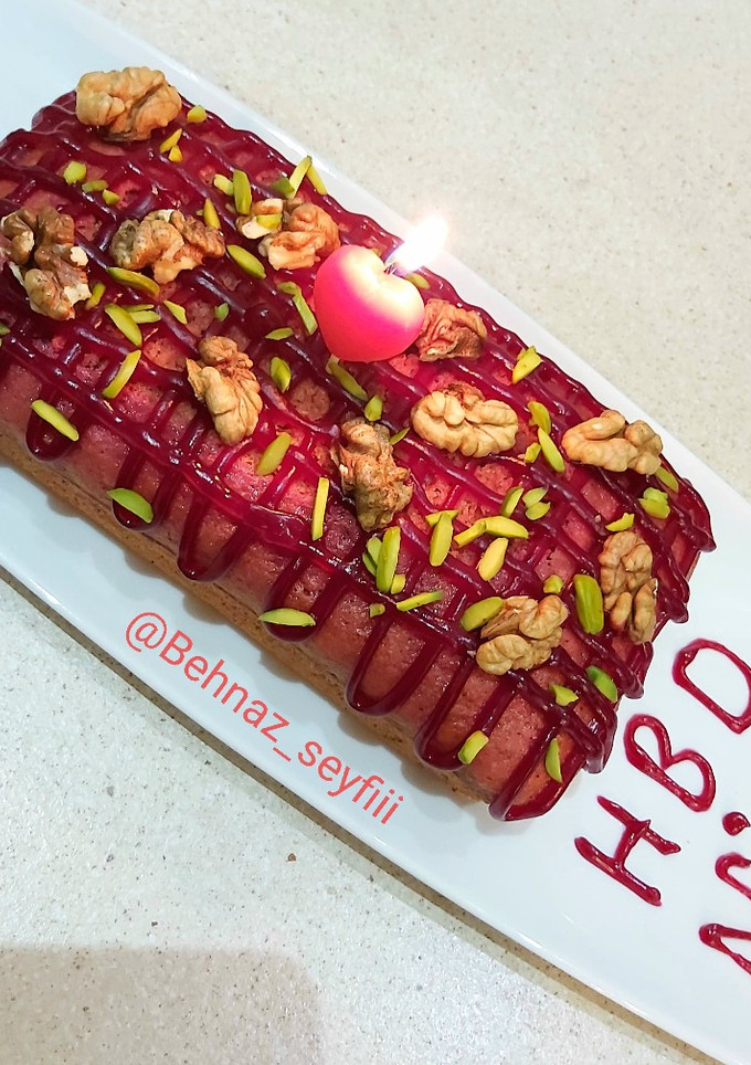 عکسی از دستور کیک لبو (ولنتاین☺)