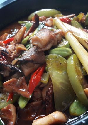 Foto resep Sotong cuka pete lada hitam