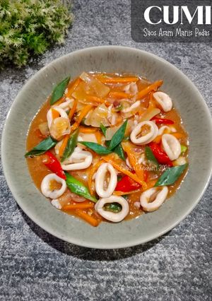 Foto resep Cumi Saos Asam Manis Pedas