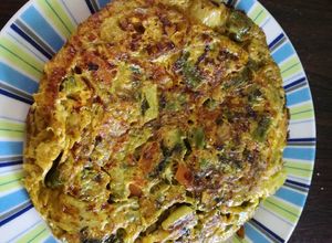 Una foto de Tortilla de espárragos