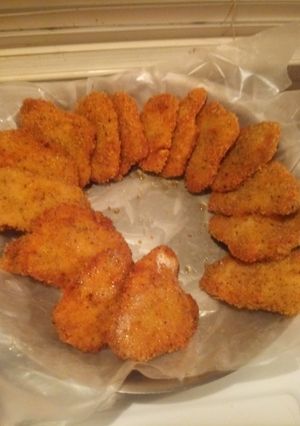 A picture of Fried Tuna Filets.