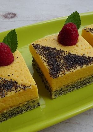 Paleo Mákos, sárgabarackkrémes szelet recept fotója
