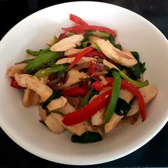 A picture of My Chilli Chicken Stirfry.
