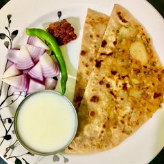 Aloo Paratha Punjabi style Cook with Chef Phani A picture of Aloo Paratha Punjabi style Cook with Chef Phani.