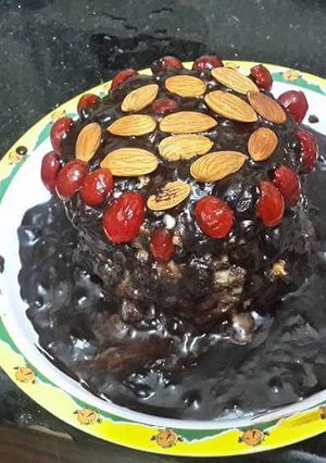 A picture of Hot chocolate gajar ka halwa fudge.