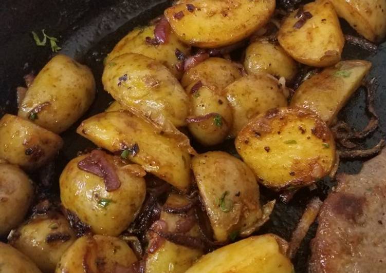 Baby potatoes saute