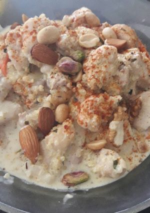 Una foto de Quinoa, verduras y pollo