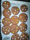 Cookies con Lacasitos y chocolate