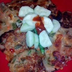 A picture of Healthy eggless omelet.