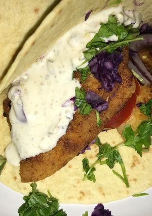 A picture of Tequila Lime Fish Tacos.