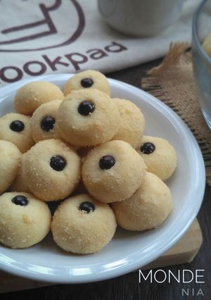 Foto resep Monde KW a.k.a. kukis janda genit (eggless)