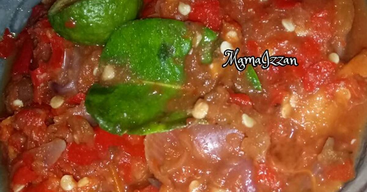 Resep Sambal Mentah Daun Jeruk Oleh Mama Izzan Cookpad 4070