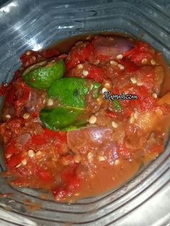 Foto resep Sambal Mentah Daun Jeruk