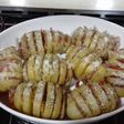 Patatas hasselback