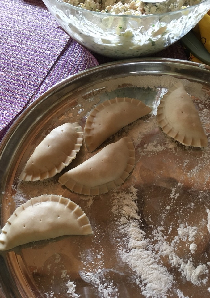 Una foto de Empanadas fritas de machas y queso