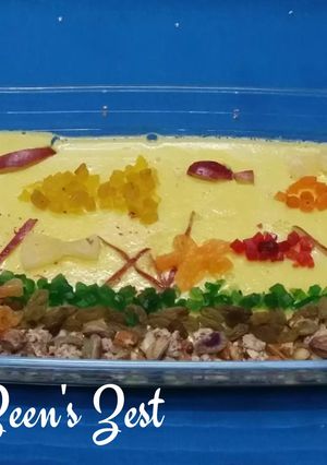 A picture of Custard Aquarium Fruit Salad.