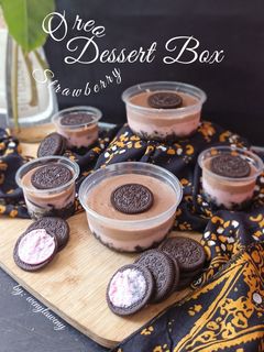 Foto resep Oreo Strawberry Dessert Box