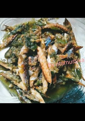 Foto resep Ikan asin sambal ijo