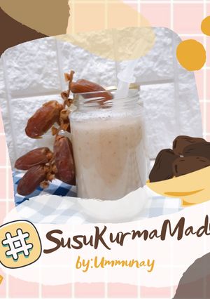 Foto resep CARA MEMBUAT SUSU KURMA MADU: ENAKNYA NYEGERIN!