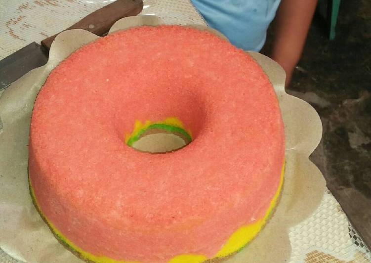 Bolu kukus warna warni