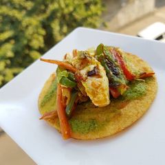 A picture of Dal pancake.