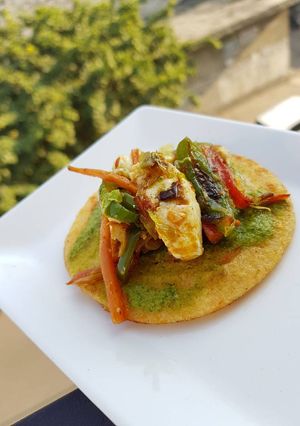 A picture of Dal pancake.