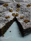 Torta di noci e cioccolato fondente 😋