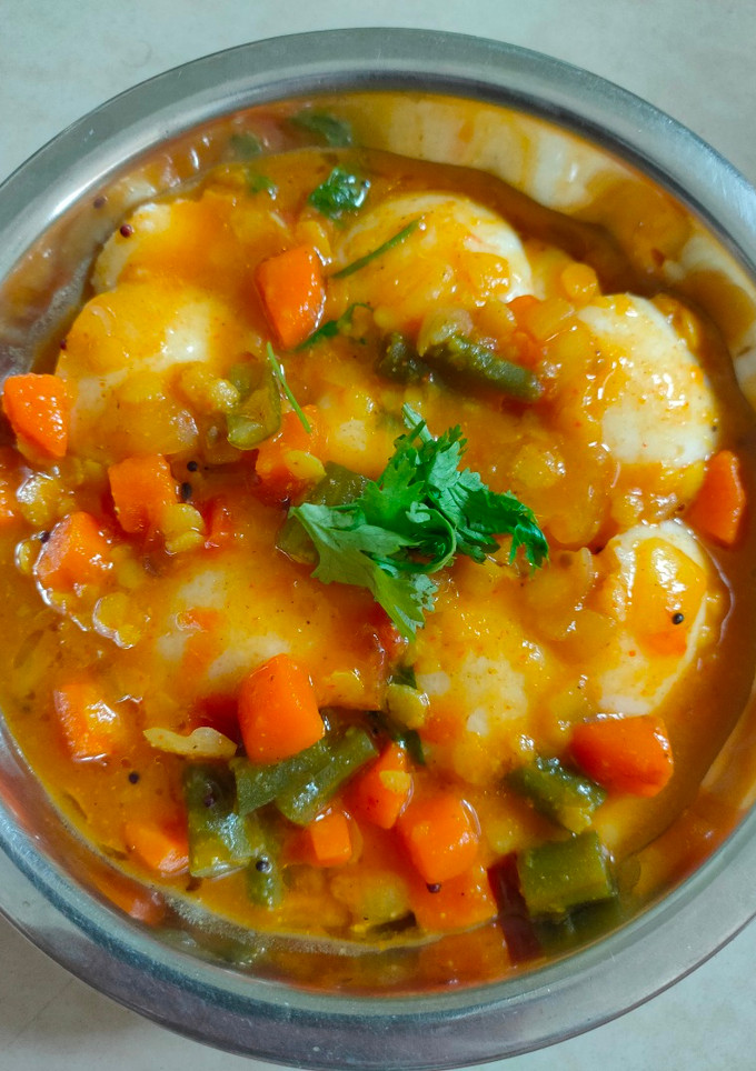 ஹோட்டல் ஸ்டைல் மினி இட்லி சாம்பார் செய்முறை முக்கிய புகைப்படம்