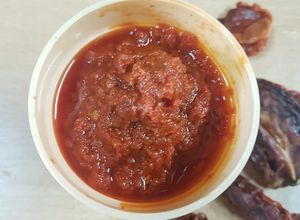 Una foto de Pasta de tomates secos o ketchup natural y delicioso 🍅
