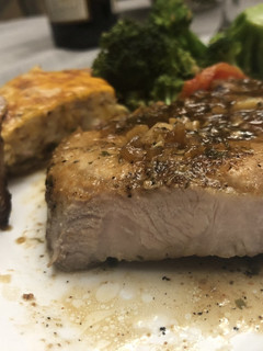 蒜香蜂蜜烤豬排 的食譜成品照片