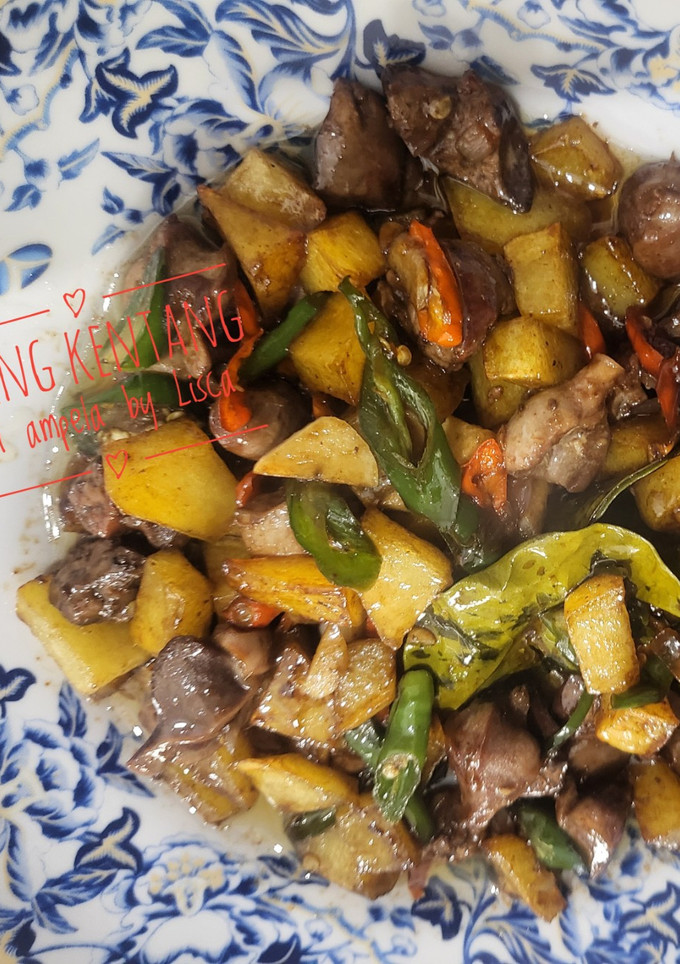 Foto resep Oseng kentang ati ampela
