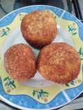 Croquetas de pollo, arroz y bechamel