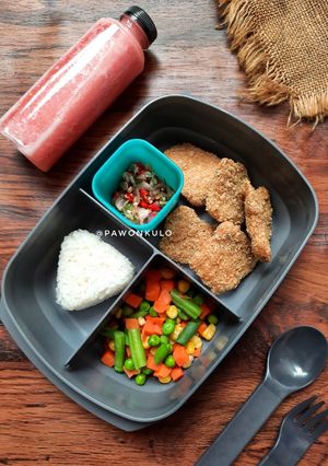 Foto resep Dori Katsu Oatmeal Sambel Matah